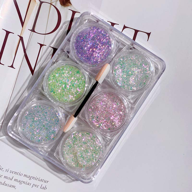 SUNSET HAIR, FACE & BODY GLITTER GEL 6 COLORS