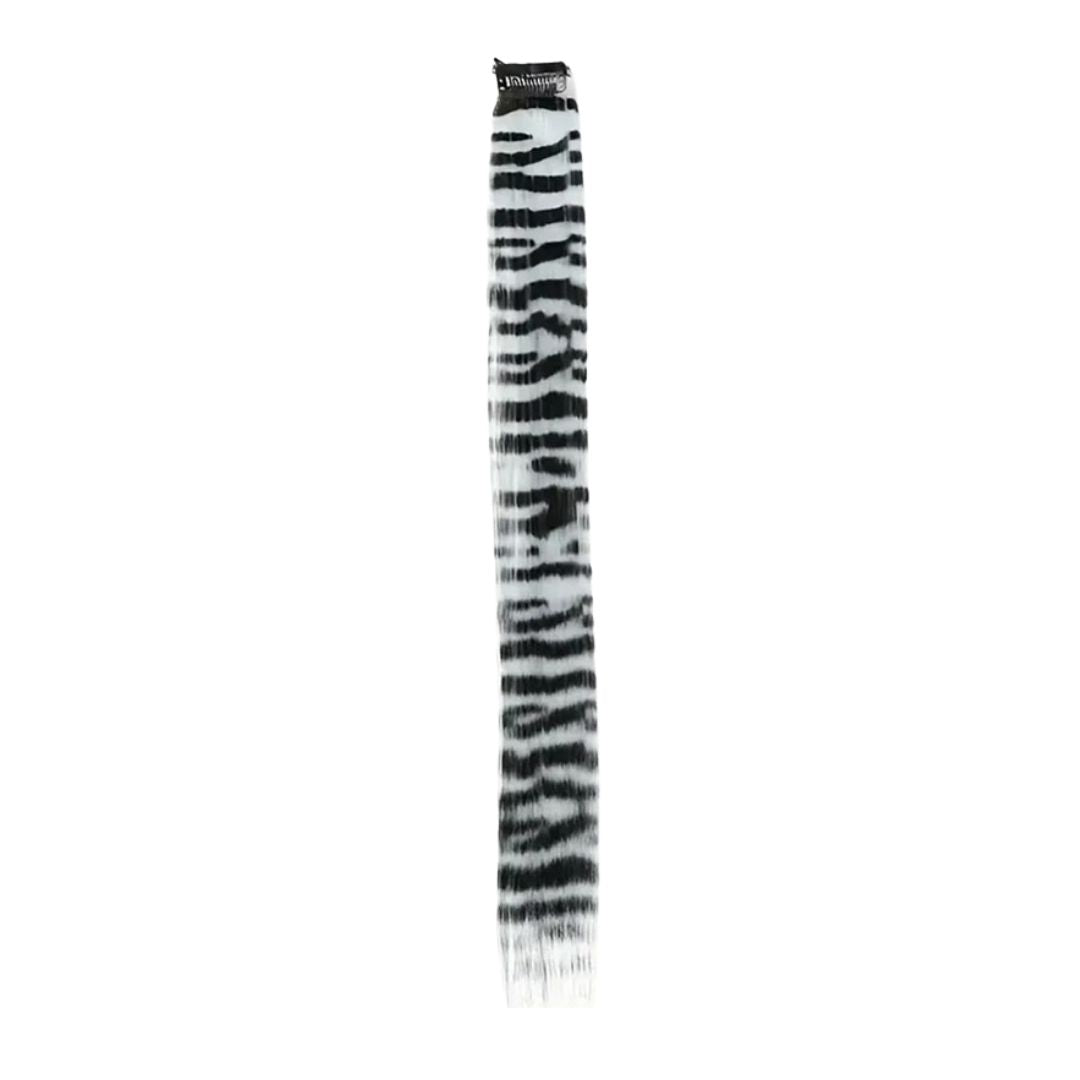 GREY CLIP IN FEATHER HAIR EXTENSIONS COLORFUL SYNTHETIC HIGHLIGHTS