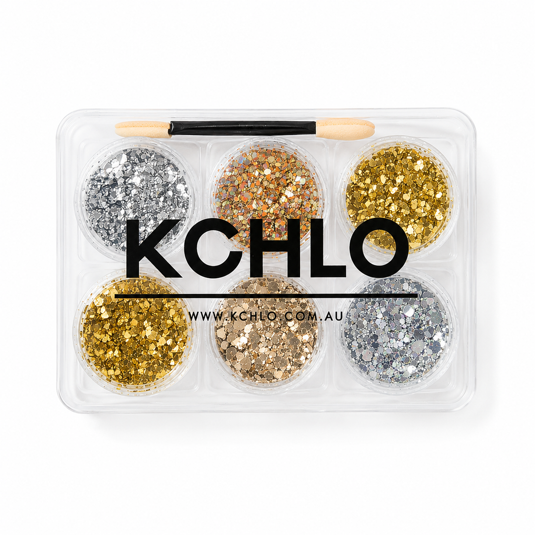 SILVER GOLD HAIR, FACE &amp; BODY GLITTER GEL 6 COLORS