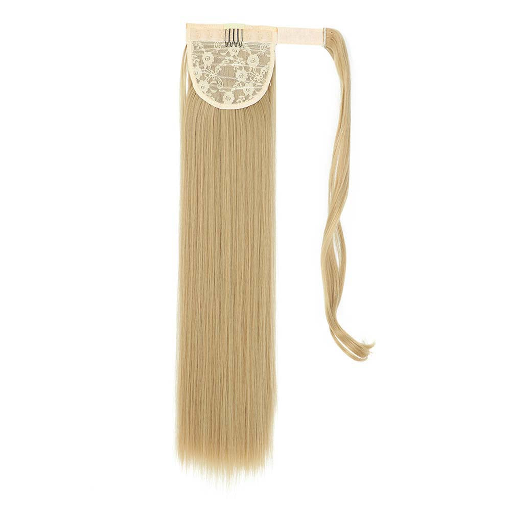 HONEY BLONDE SYNTHETIC STRAIGHT PONYTAIL HAIR EXTENSION