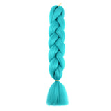 24'' ONE TONE OMBRÉ JUMBO BRAID HAIR EXTENSIONS TURQUOISE SYNTHETIC BRAIDING HAIR