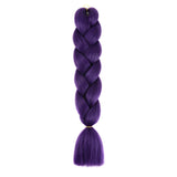 DARK PURPLE BRAID HAIR EXTENSIONS 24