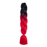 24'' TWO COLOR JUMBO BRAID HAIR EXTENSIONS