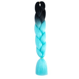 24'' TWO COLOR JUMBO BRAID HAIR EXTENSIONS