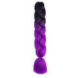 24'' TWO COLOR JUMBO BRAID HAIR EXTENSIONS