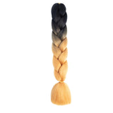 24'' TWO COLOR JUMBO BRAID HAIR EXTENSIONS