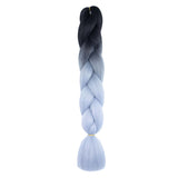 24'' TWO COLOR JUMBO BRAID HAIR EXTENSIONS