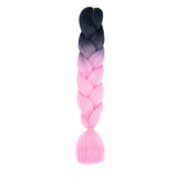 24'' TWO COLOR JUMBO BRAID HAIR EXTENSIONS