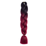 24'' TWO COLOR JUMBO BRAID HAIR EXTENSIONS