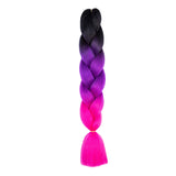 24'' THREE COLOR JUMBO BRAID HAIR EXTENSIONS