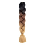 24'' THREE COLOR JUMBO BRAID HAIR EXTENSIONS