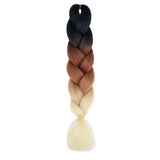 24'' THREE COLOR JUMBO BRAID HAIR EXTENSIONS