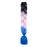 24'' THREE COLOR JUMBO BRAID HAIR EXTENSIONS