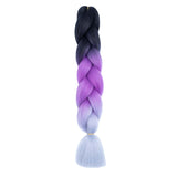 24'' THREE COLOR JUMBO BRAID HAIR EXTENSIONS