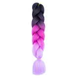 24'' THREE COLOR JUMBO BRAID HAIR EXTENSIONS