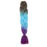 24'' THREE COLOR JUMBO BRAID HAIR EXTENSIONS