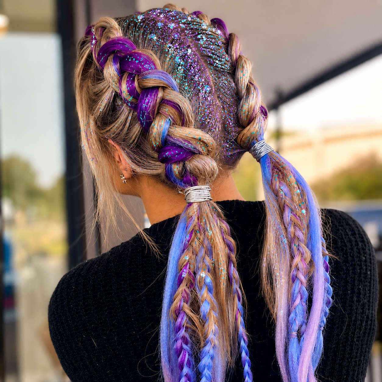 MINT MAMBO HAIR, FACE &amp; BODY GLITTER GEL 6 COLORS
