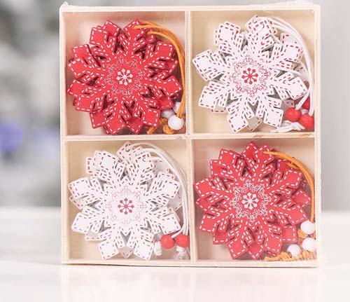 12Pcs Christmas Xmas Tree Ornaments Decorations Party Hanging Craft Pendant Gift