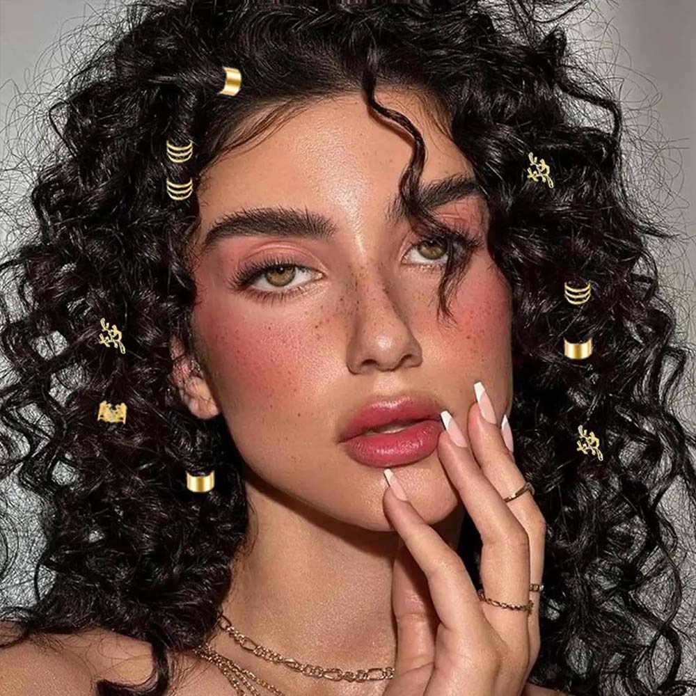 BOHO BRAID CUFFS BRAID RINGS HAIR ACCESSORY