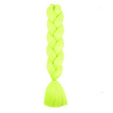 CLEMENTINE BRIGHT YELLOW GREEN BRAID HAIR 24"